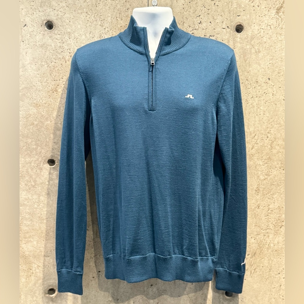 NWOT. J. Lindeberg Kian Golf Sweater - 100% merino quarter zip